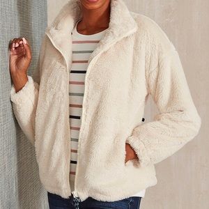 Mia & Tess Fluffy Zip Up Jacket
